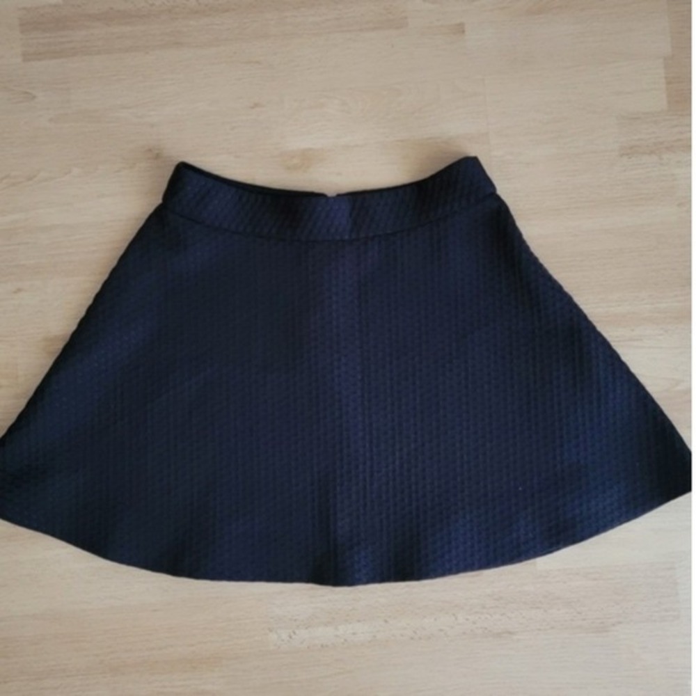 Banana Republic Black Textured A Line Skirt Size 8‎ Lined